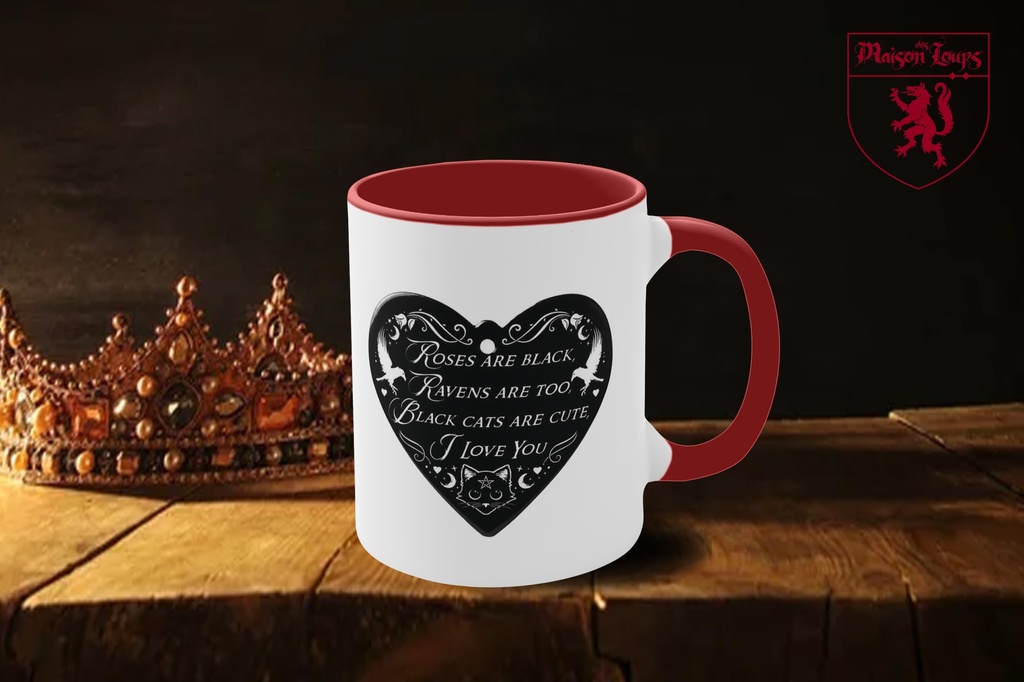 "Roses are Black" Mug