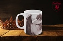 "The Fallen Angel by Alexandre Cabanel 1847 - Sepia" Mug