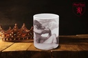 "The Fallen Angel by Alexandre Cabanel 1847 - Sepia" Mug