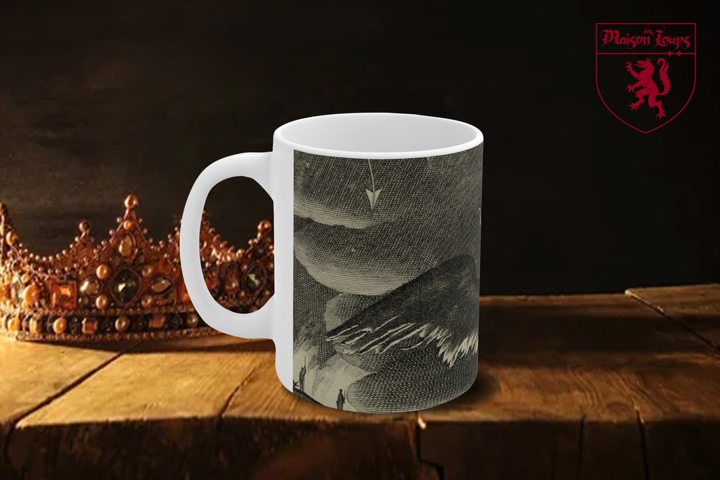 "Satan from 'Paradise Lost - Parchment' by John Milton" Mug