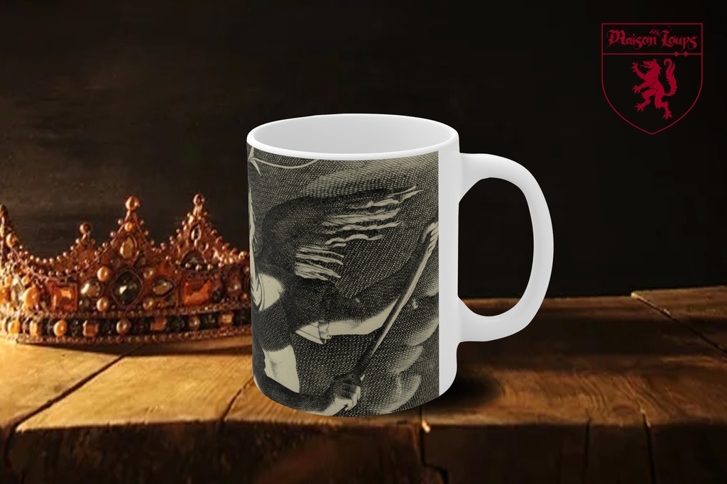 "Satan from 'Paradise Lost - Parchment' by John Milton" Mug