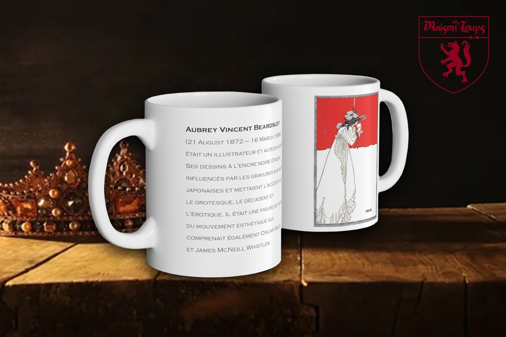 "Isolde (1895)" by Aubrey Beardsley Mug