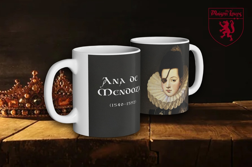 "Ana Hurtado de Mendoza" Mug (White)