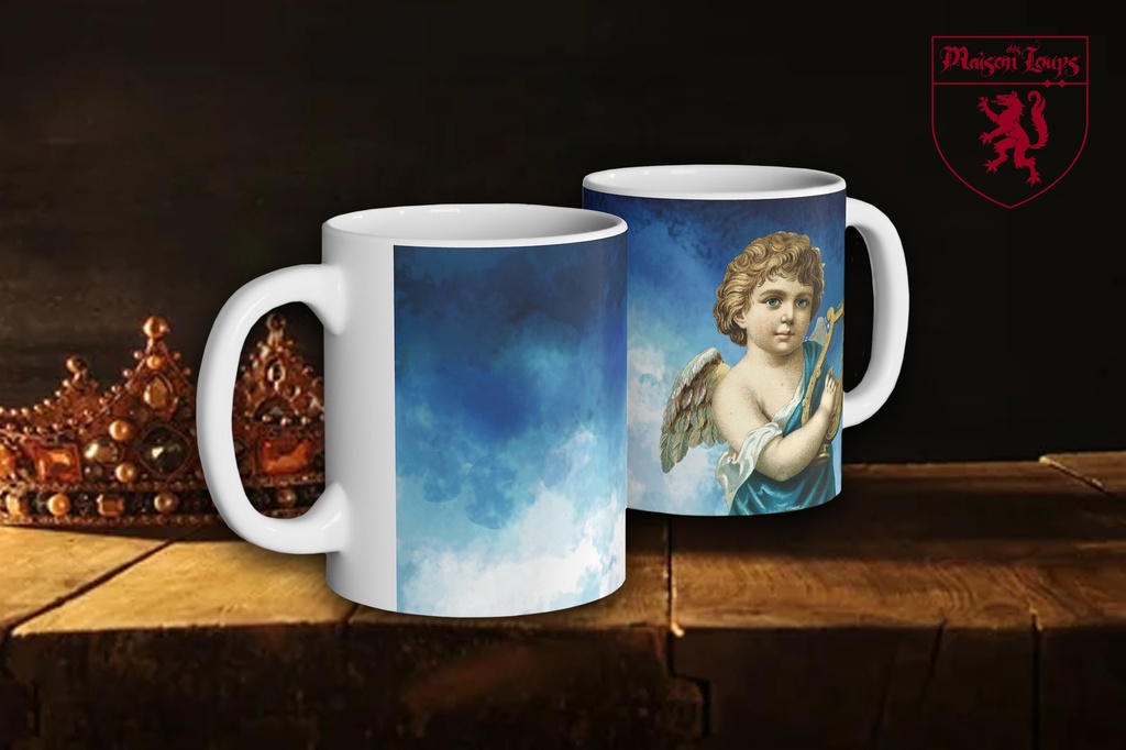 "Cherub - Musical Angel" Mug (White)