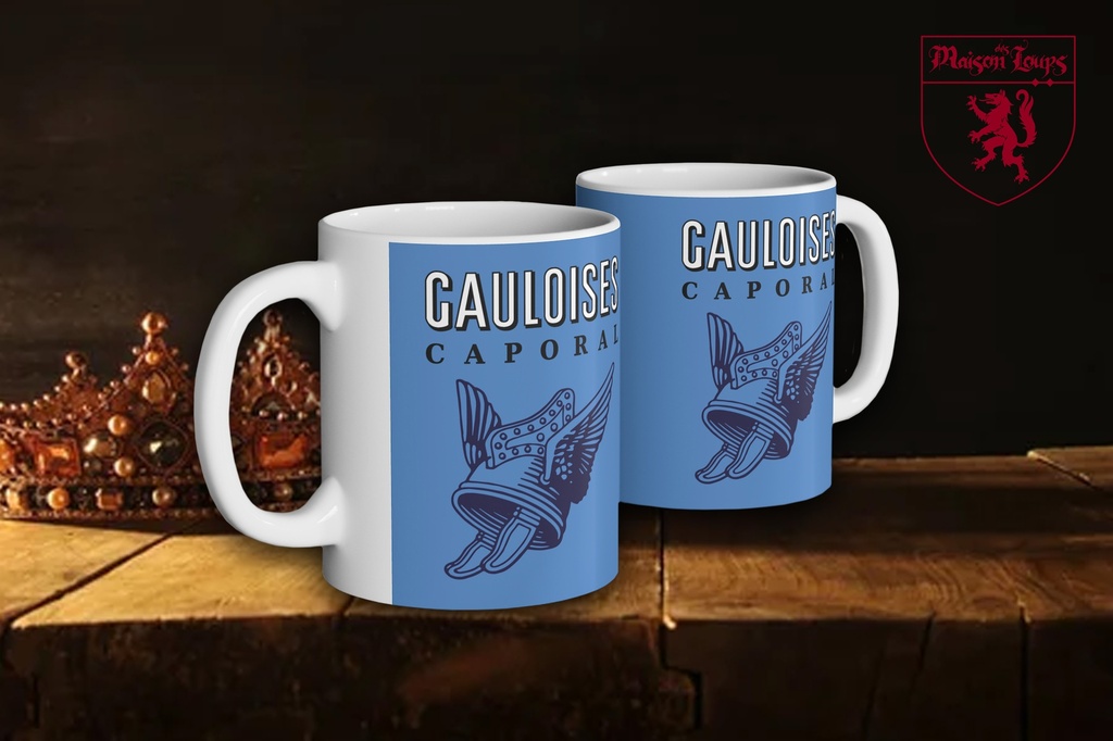 "Gauloises on Blue" Mug