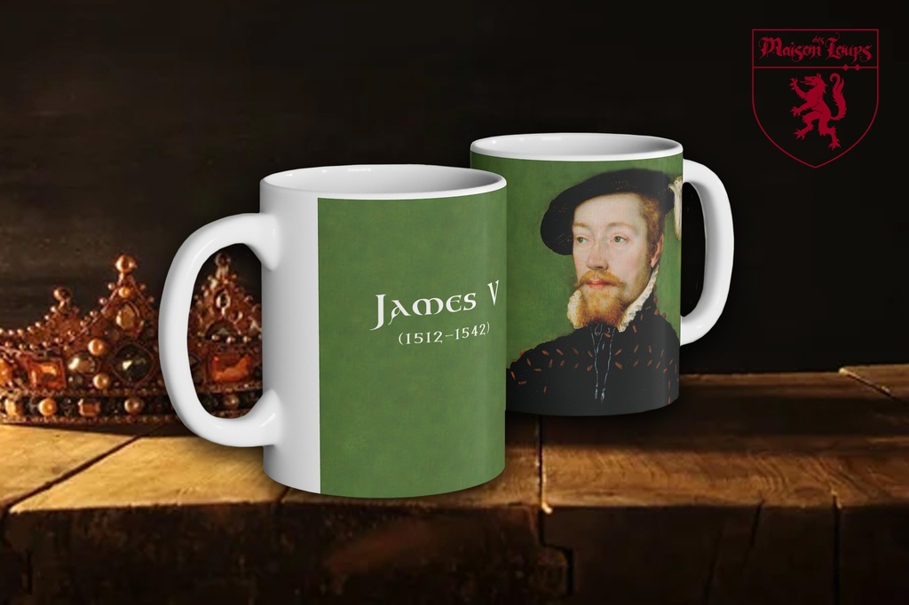 "James V" Mug (White)