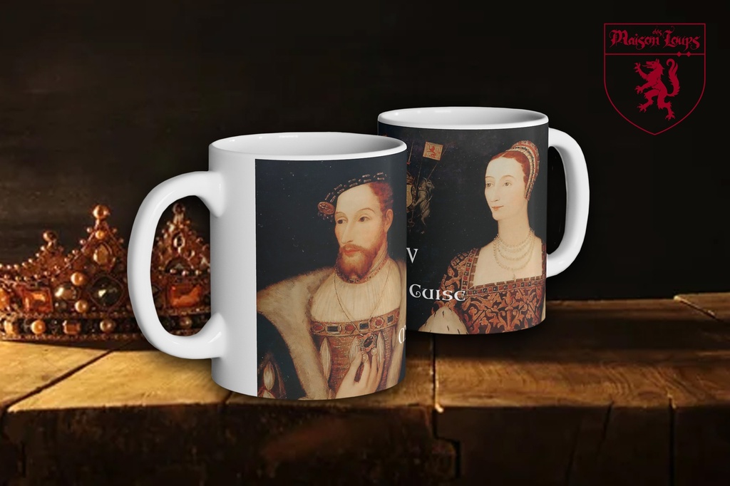 "James V and Marie de Guise" Mug (White)