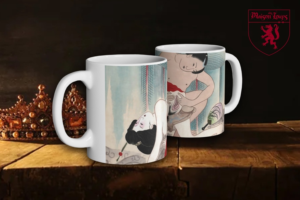 "Edo Period Shunga Pillow Book 04" Mug