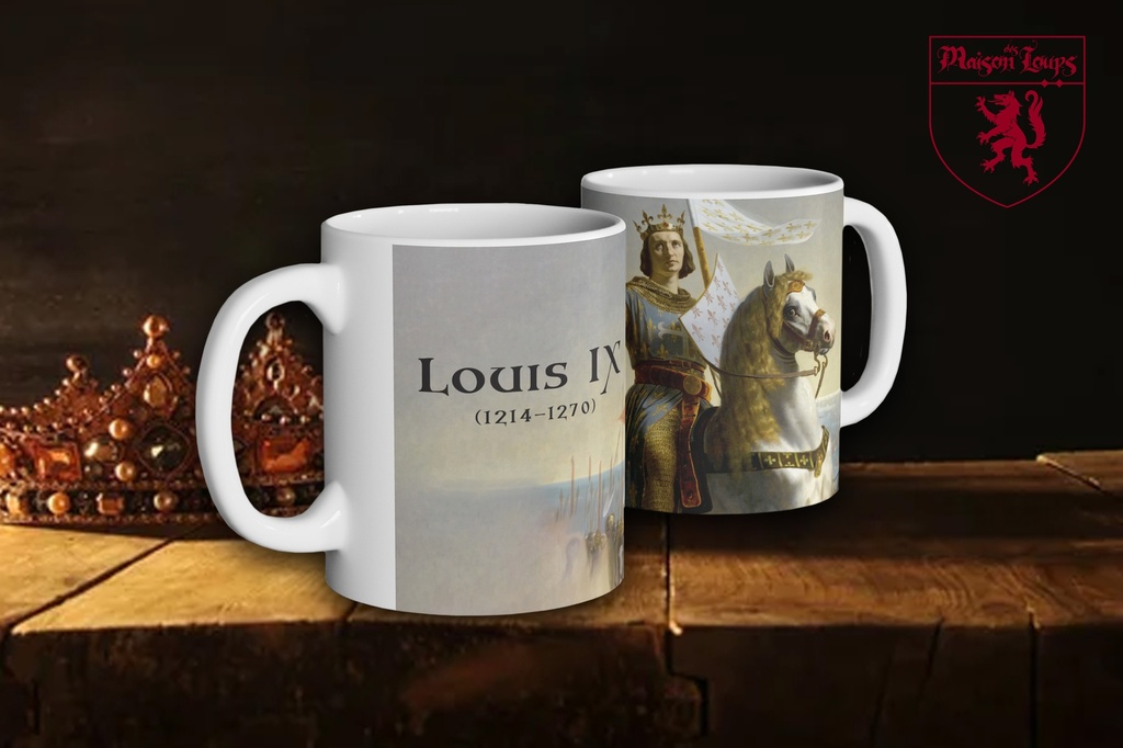 "Louis IX - Emile Signol" Mug (White)