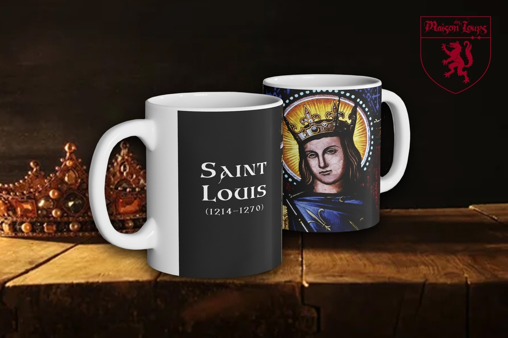"Louis IX - Saint Louis" Mug (White)