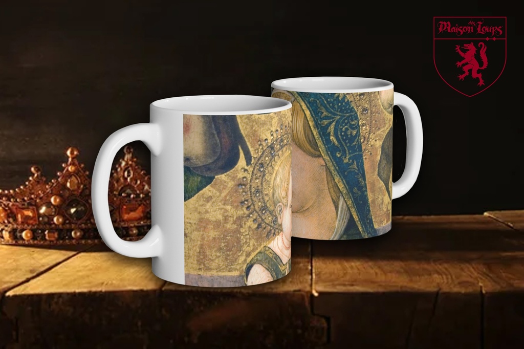 "Madonna and Child - Carlo Crivelli" Mug (White)