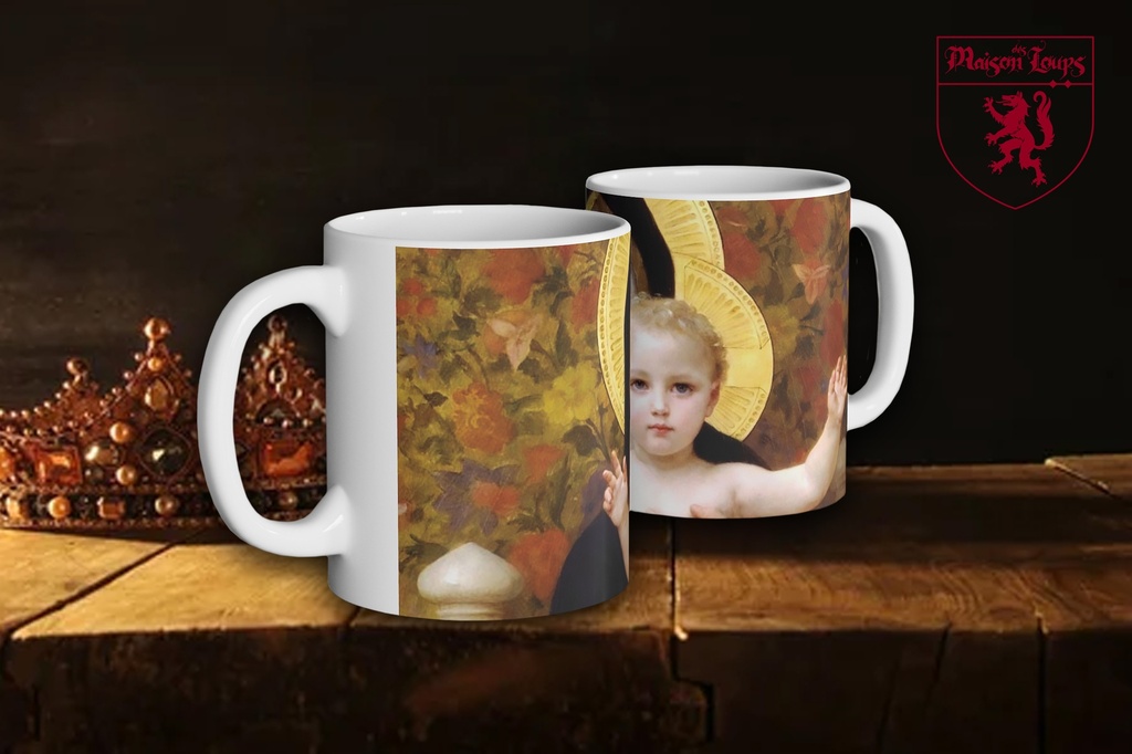 "Madonna of the Lillies" by William-Adolphe Bouguereau Mug