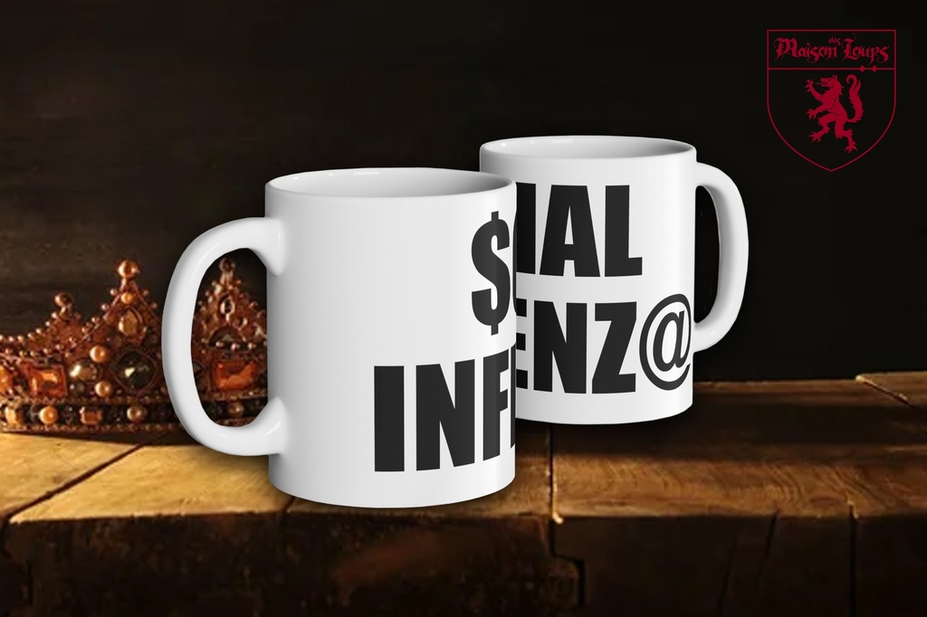"Social Influenza" Mug (White)