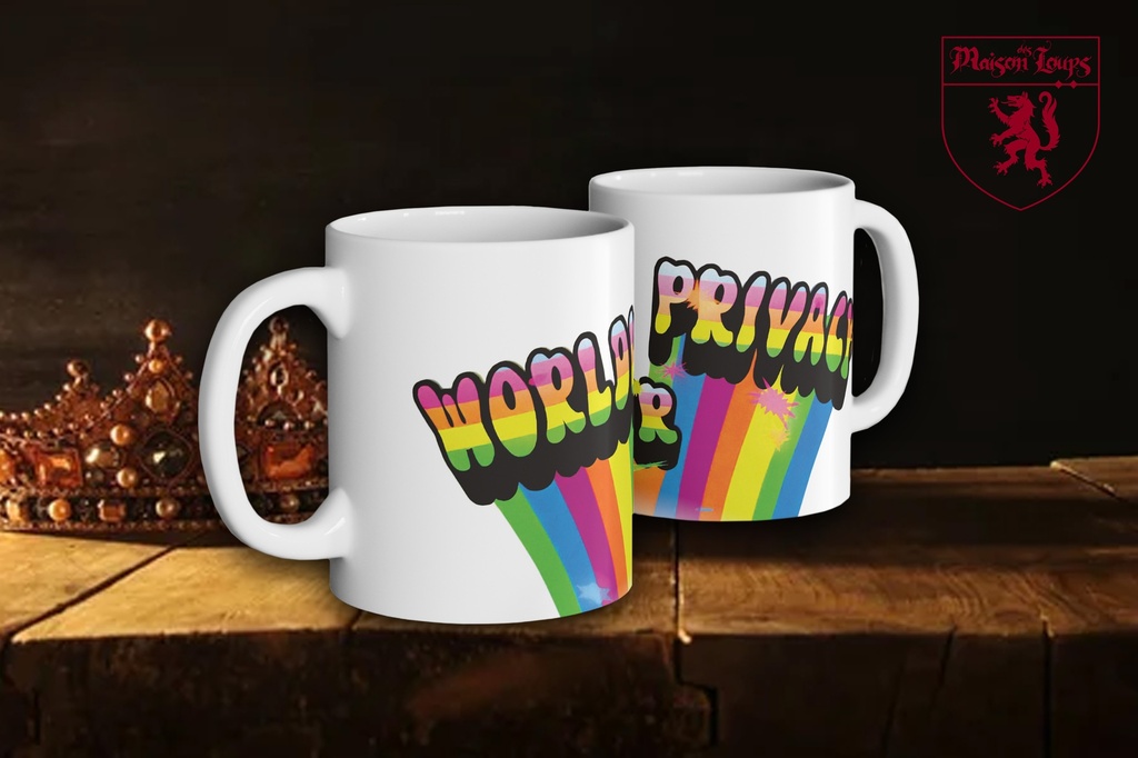 "Worldwide Privacy Tour" Mug (White)
