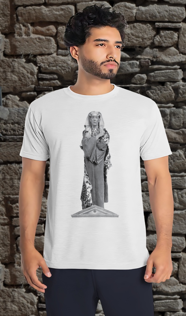 "Osiris - Aleister Crowley" T-Shirt Unisex (Small, White)