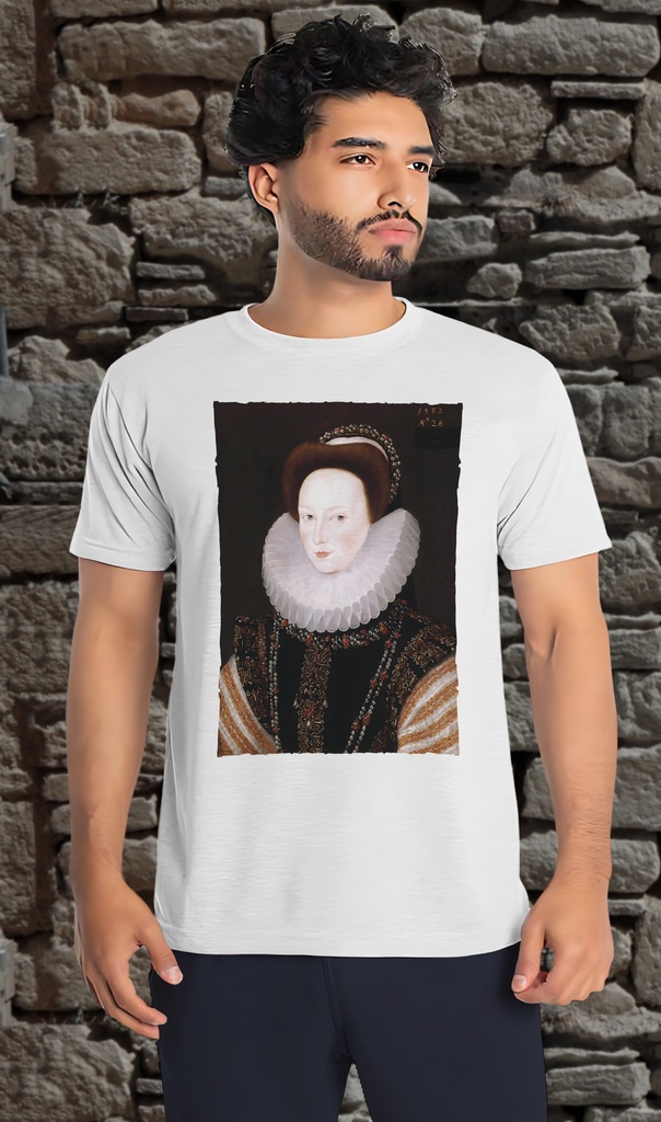 "Anne Knollys" T-Shirt Unisex (Small, White)