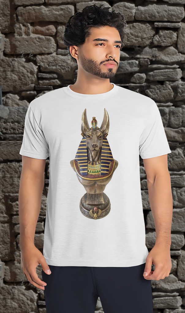 "Anubis" T-Shirt Unisex (Small, White)