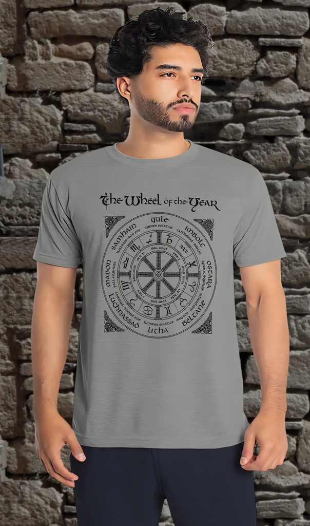 "Wiccan Wheel of the Year" T-Shirt Unisex