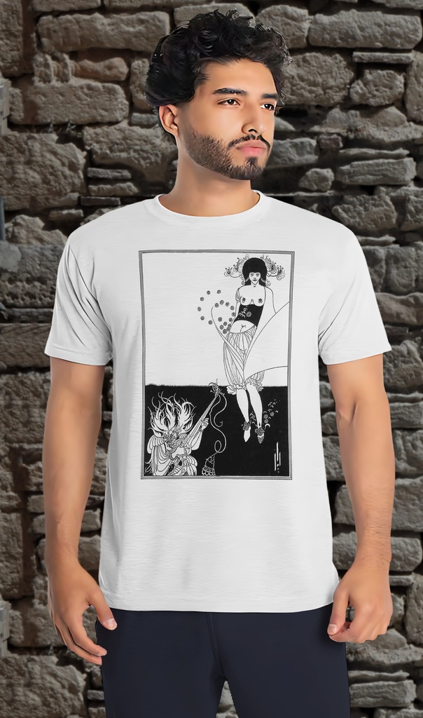 "The Stomach Dance (1893)" by Aubrey Beardsley T-Shirt Unisex
