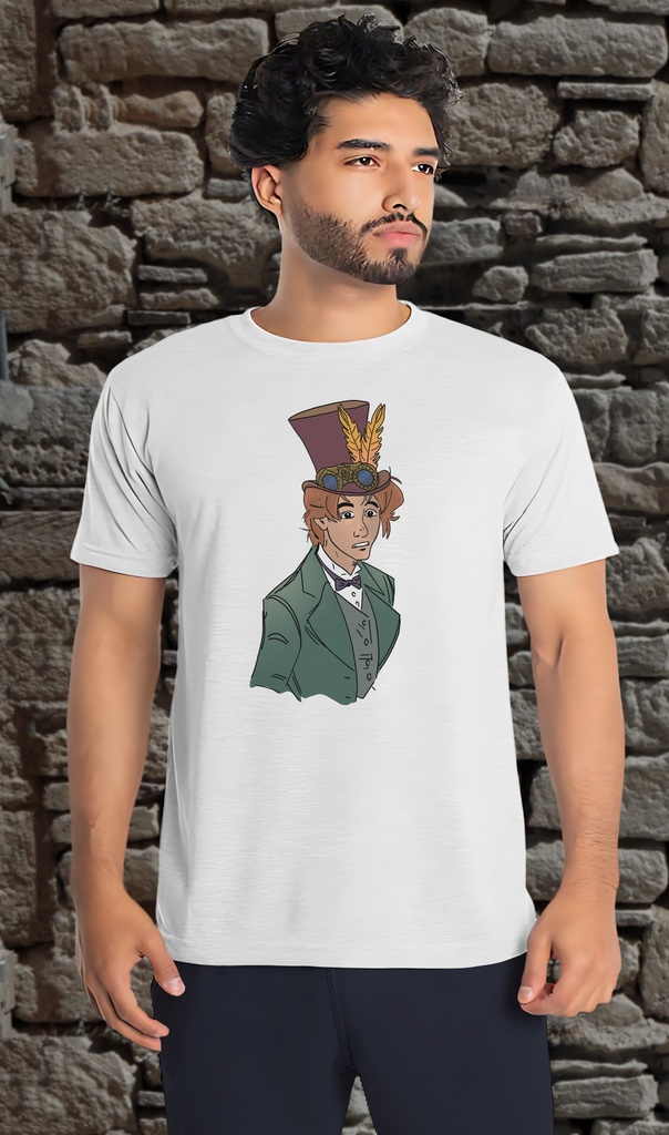 "Commandeur à Caylus - Jonas 6" T-Shirt Unisex (Small, White)