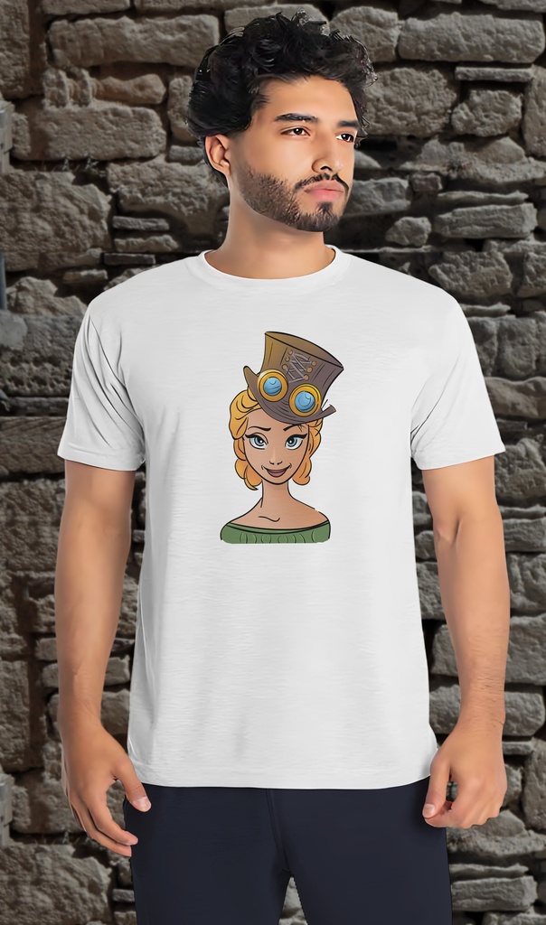 "Commandeur à Caylus - Lyra 2" T-Shirt Unisex (Small, White)