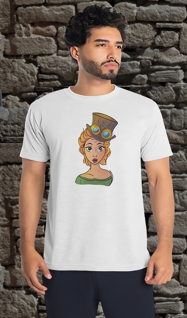 "Commandeur à Caylus - Lyra 5" T-Shirt Unisex (Small, White)