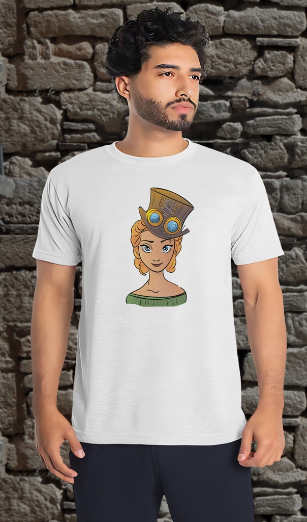 "Commandeur à Caylus - Lyra 6" T-Shirt Unisex (Small, White)
