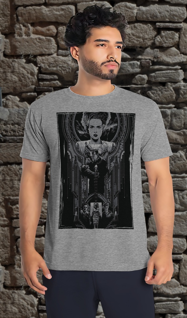 "Bride of Frankenstein - Art Poster" T-Shirt Unisex