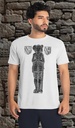 "Brass Rubbing - Francis Clopton, Long Melford" T-Shirt Unisex