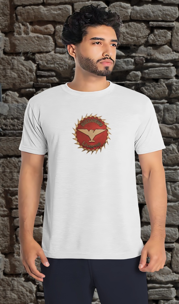 "Bizzarrini Livorno" T-Shirt Unisex (Small, White)