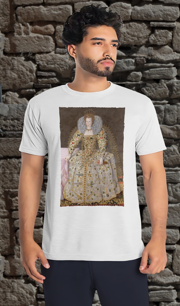"Catherine Carey" T-Shirt Unisex (Small, White)