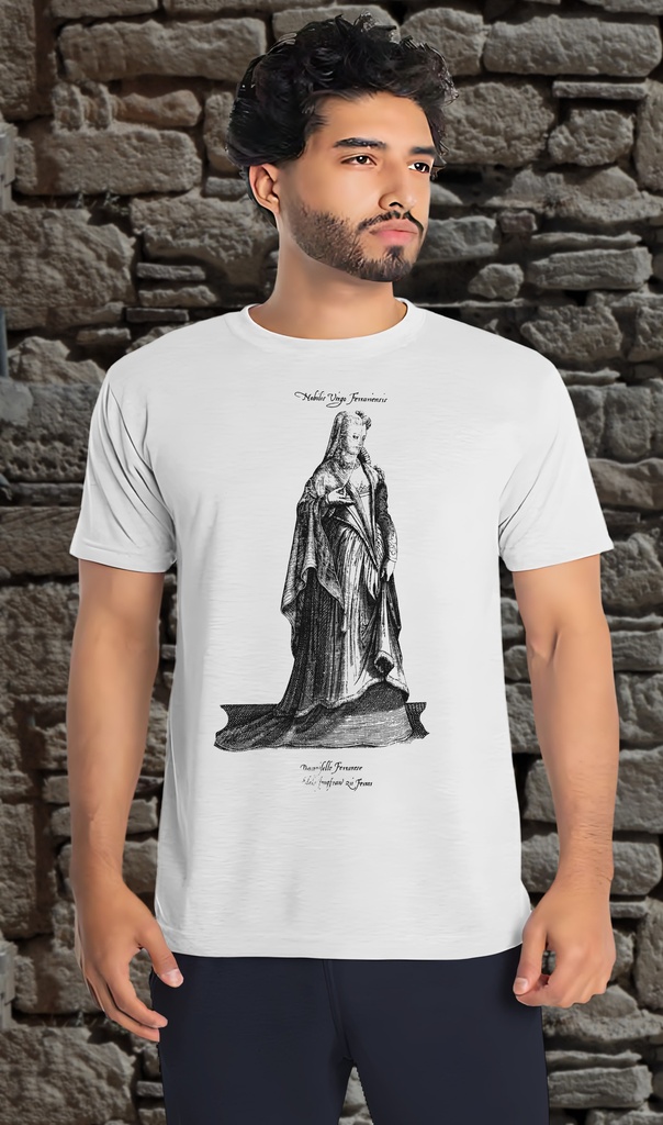 "Costume - Dame Ferrarese" Unisex T-Shirt (Small, White)