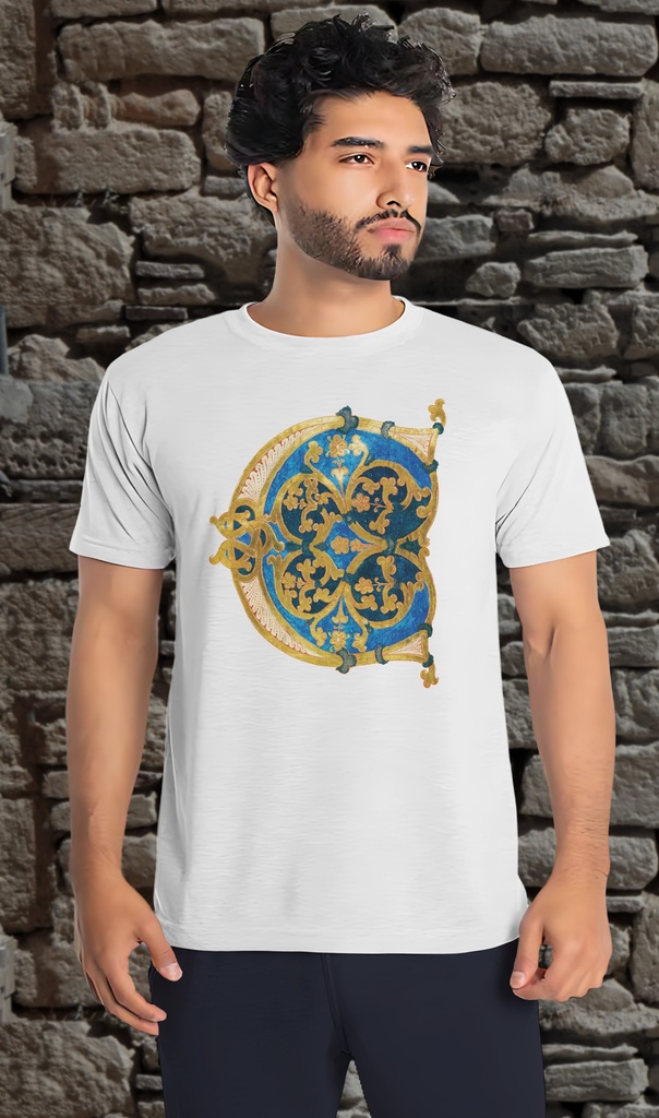 "Letter C Manuscript" Unisex T-Shirt