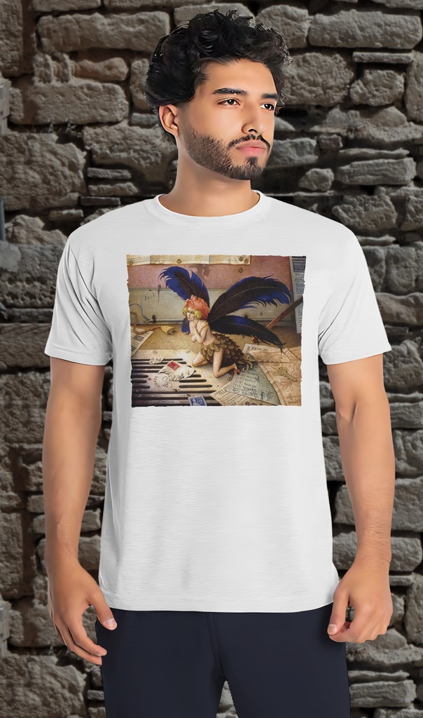 "La Fee Frileuse" by Claude Verlinde Unisex T-Shirt