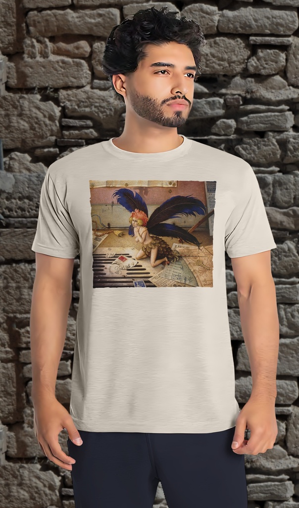 "La Fee Frileuse" by Claude Verlinde Unisex T-Shirt