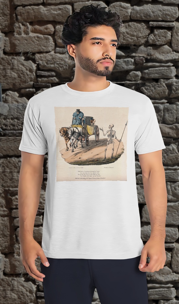 "Death Meets a Coachman" T-Shirt Unisex