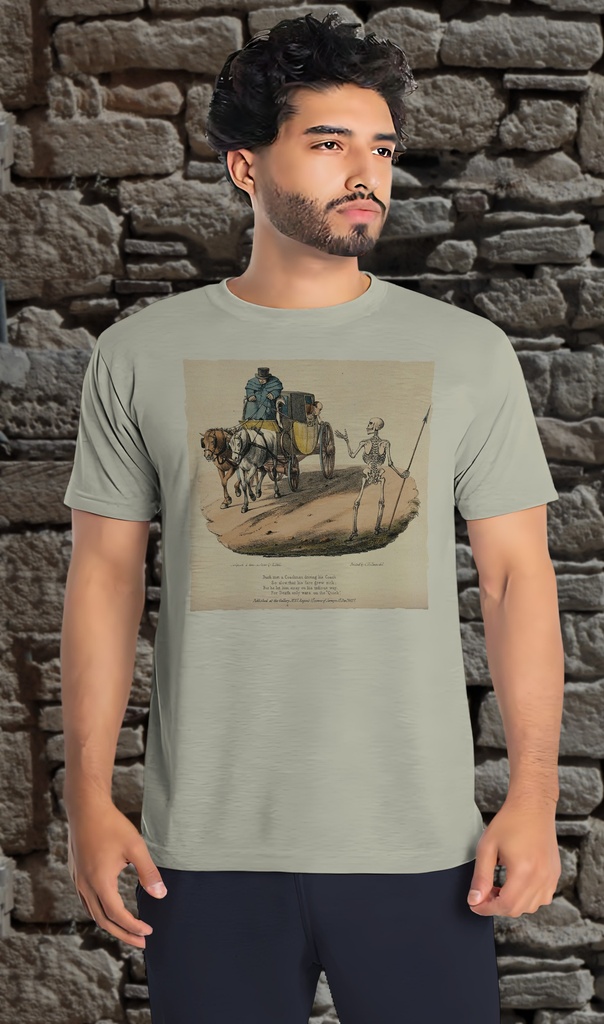 "Death Meets a Coachman" T-Shirt Unisex