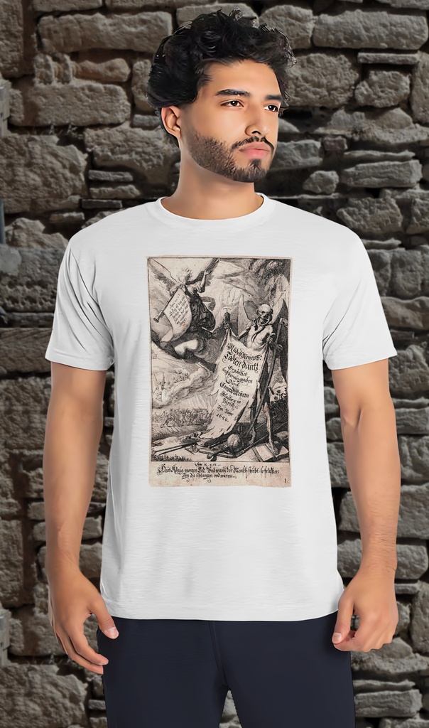 "Sterbensspiegel" by Rudolf Meyer T-Shirt Unisex (Small, White)