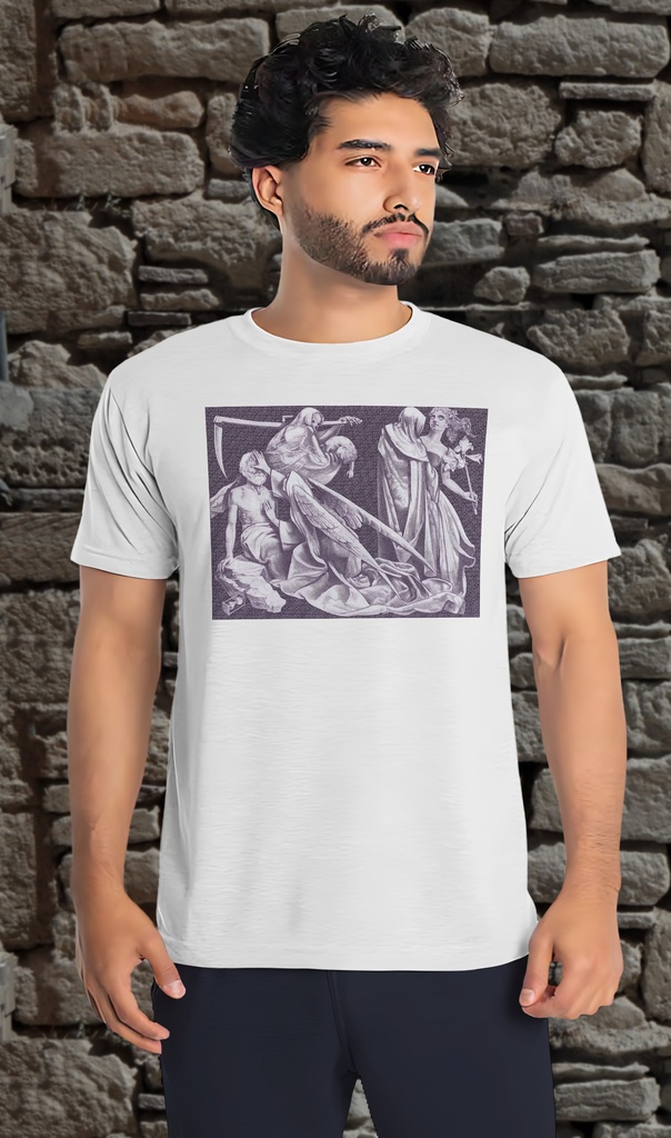 "Swiss Bank Note" T-Shirt Unisex (Small, White)