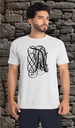 Alphabet "Kunstrichtigesch Filigree" T-Shirt Unisex