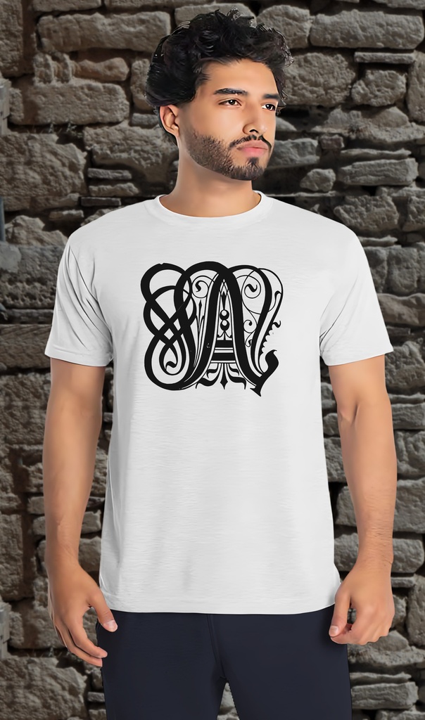 Alphabet "Germanic Fancy" T-Shirt Unisex