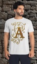 Alphabet "Golden Letters" T-Shirt Unisex