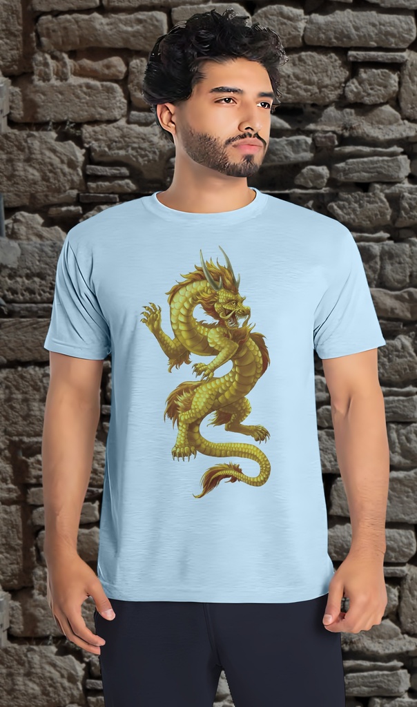 "Chinese Golden Dragon" T-Shirt Unisex