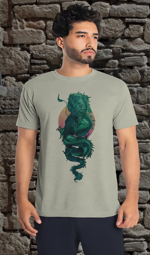 "Chinese Green Dragon" T-Shirt Unisex
