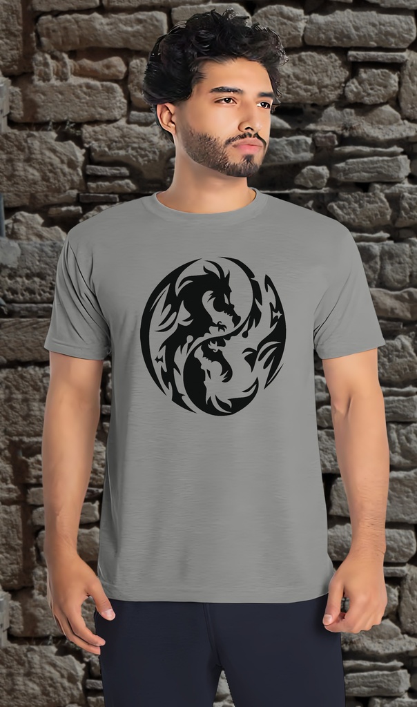"Dragon Yin and Yang" T-Shirt Unisex