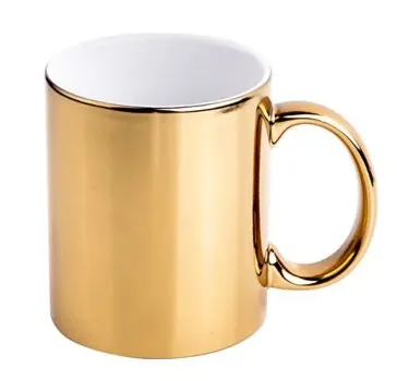 Classic Ceramic Mug with Accent Colour