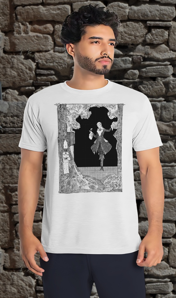 "Cinderella Prince" T-Shirt Unisex (Small, White)