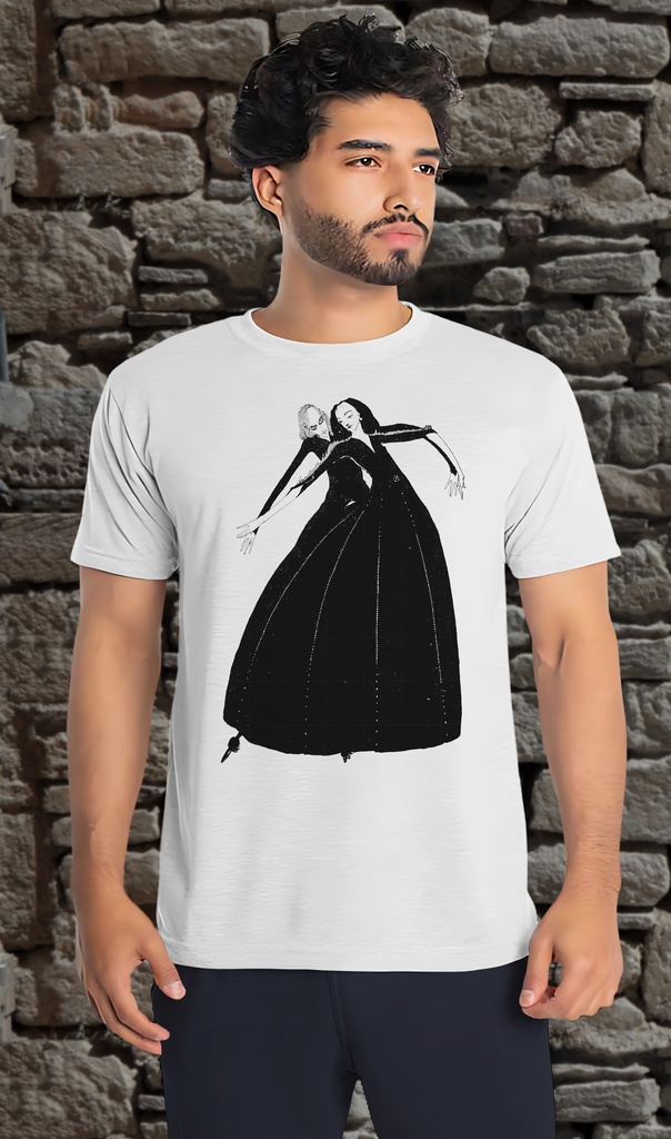 "Donkeyskin - Dancing" T-Shirt Unisex (Small, White)