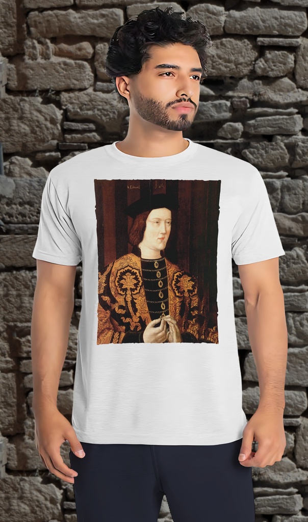 "Edward IV" T-Shirt Unisex (Small, White)