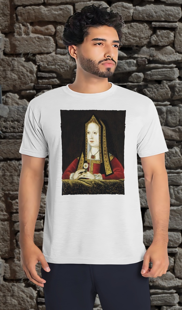 "Elizabeth of York" T-Shirt Unisex (Small, White)